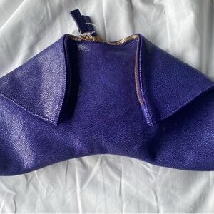 Emily Cho Vintage Purple Clutch Bag